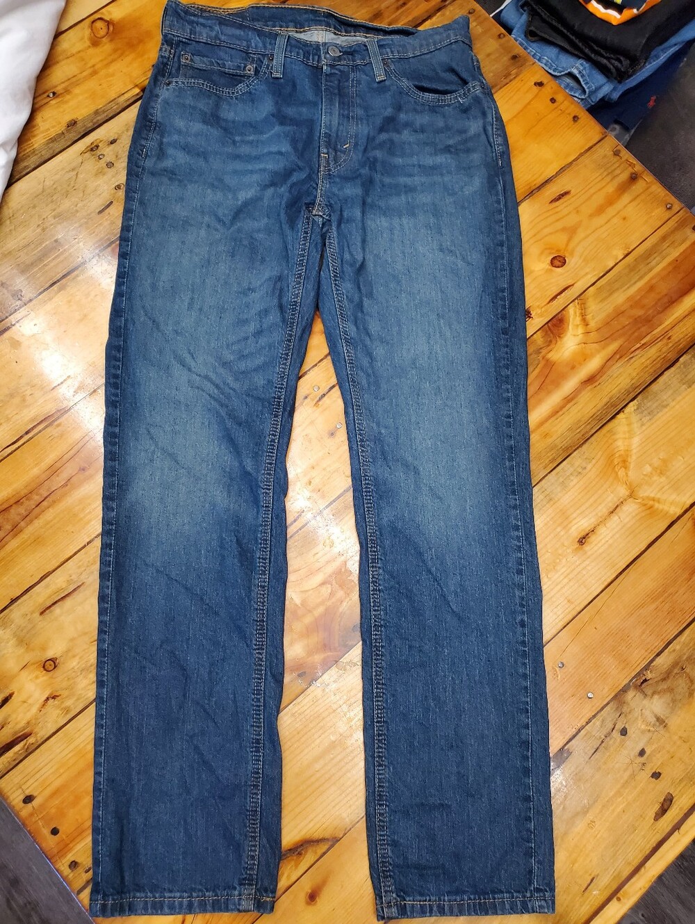 Levi's 541 Athletic Fit Jeans Men's 32x34 Dark Wash Denim Red Tab Straight